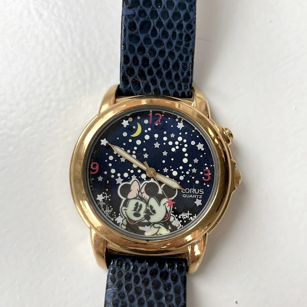 Mickey Mouse musical watch by LORUS - plays "When you wish upon a star"‎